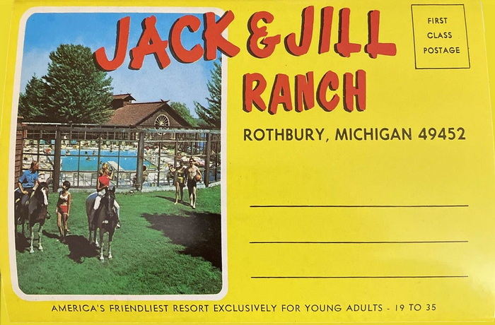 Double JJ Resort (Jack and Jill Ranch) - Old Postcard View